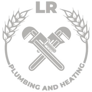 Grey LR Plumbing and Heating Logo